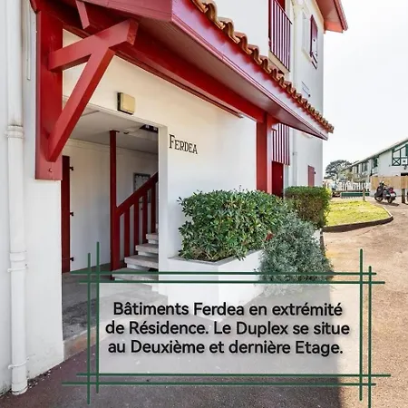 300 M Plages Et Plein Centre Mairiet3 Duplex Apartamento Bidart