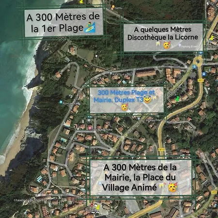 300 M Plages Et Plein Centre Mairiet3 Duplex Apartmán